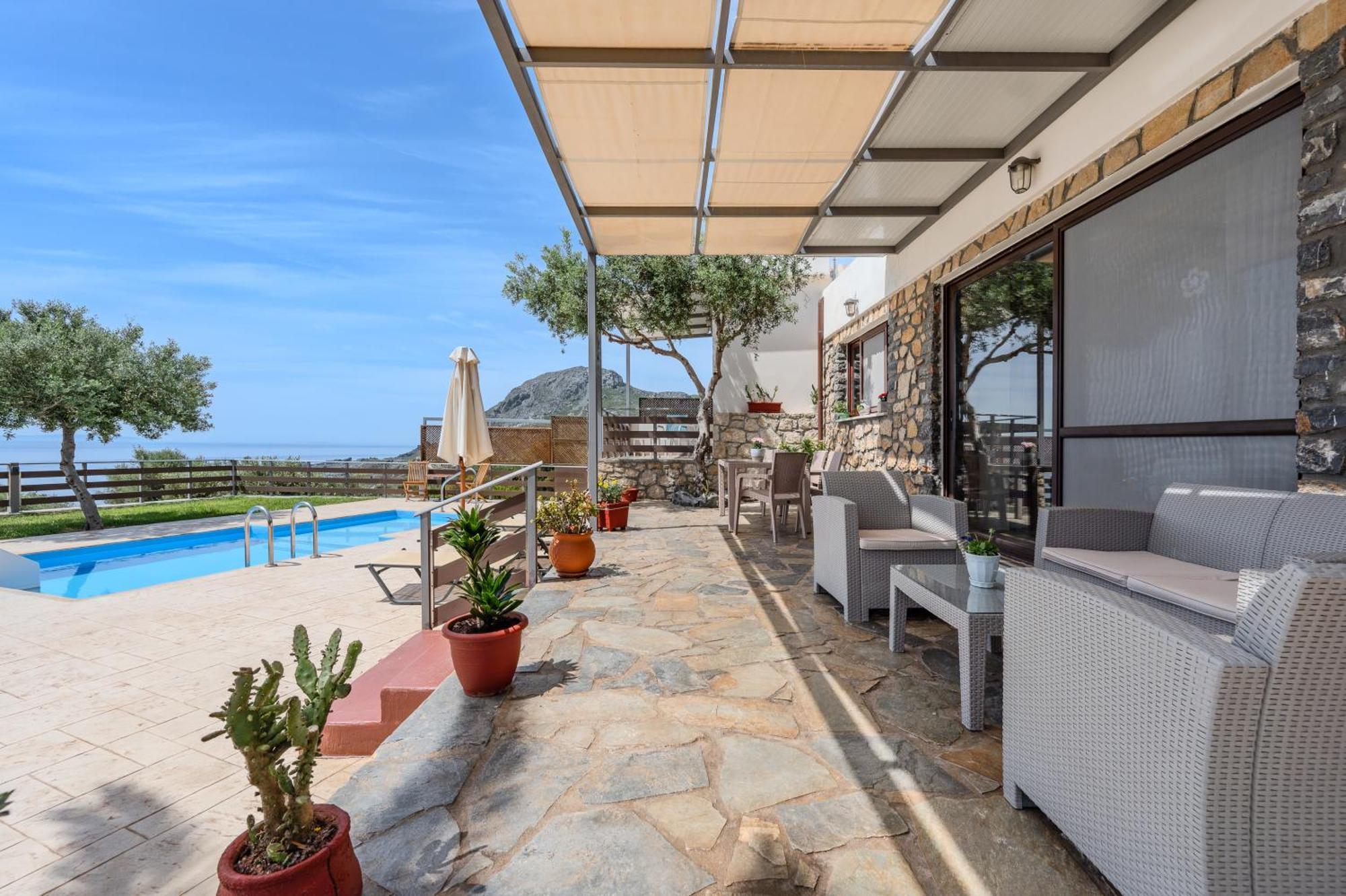 Souda Bay Cottage プラキアス エクステリア 写真