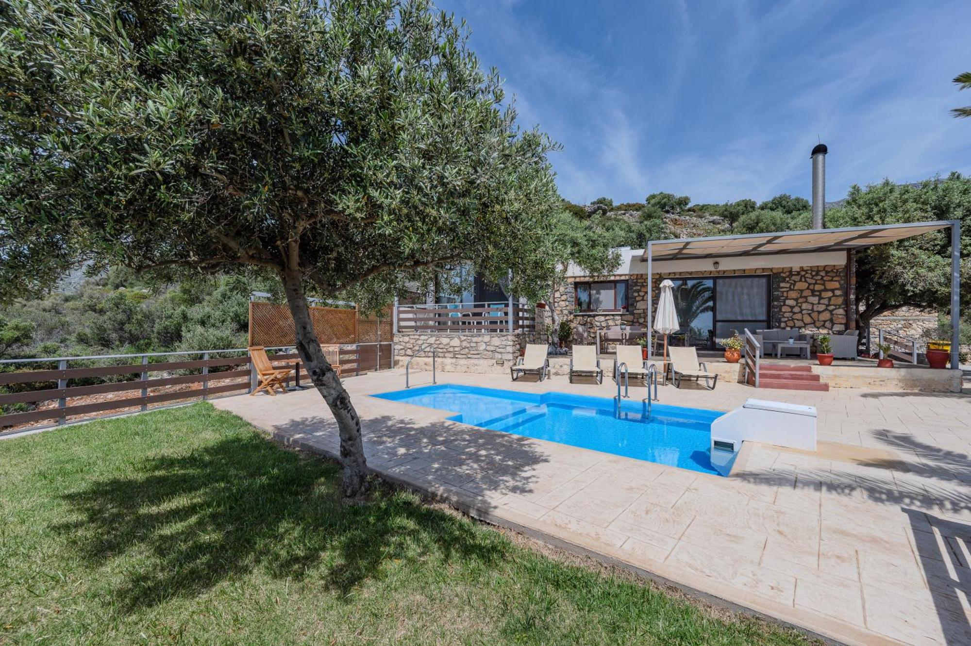 Souda Bay Cottage プラキアス エクステリア 写真