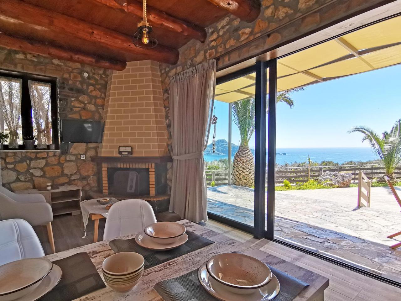 Souda Bay Cottage プラキアス エクステリア 写真